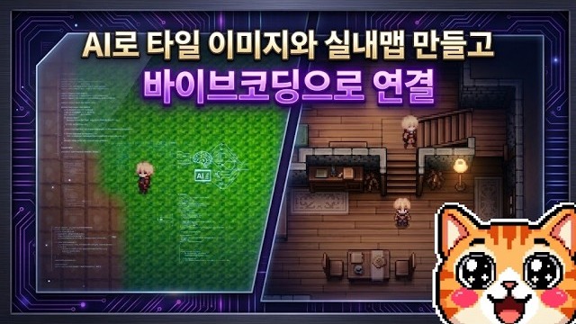Gemini API로 RPG 실내맵 그리기, Tilewise로 필드맵 타일 만들기 — 오토타일 경계 처리까지 (AI RPG 6편)