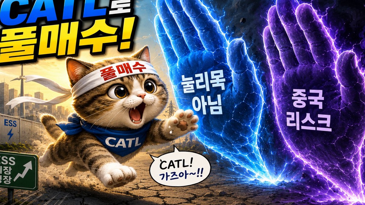 CATL로 풀매수! — 그러나 눌림목 아님, 중국 리스크라는 두 개의 벽